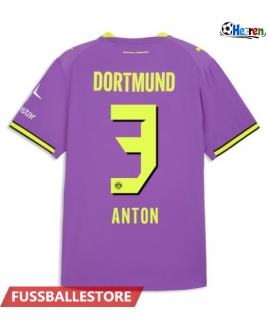 Günstige Borussia Dortmund Waldemar Anton #3 3rd trikot 2026-27 Kurzarm